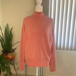 Athleta: Super soft sweat shirt in pink. Size S. Pockets and thumbholes.